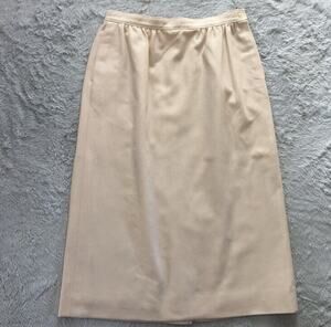 Pendleton Vintage Women’s Virgin Wool Yellow Pencil Skirt Size 10 Lined